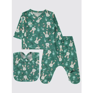 Civil Baby Erkek Bebek Zıbın Takımları 0-1 Ay Haki