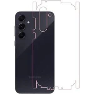 ECR MOBILE Samsung A55 ile Uyumlu Mat Tpu Arka Kaplama 360