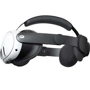 3 Vr Kafa Bandı ile Uyumlu Masa Başlıkları ile Uyumlu Ayarlanabilir Kafa Bandı Vr Aksesuarları-Siyah (Yurt Dışından)