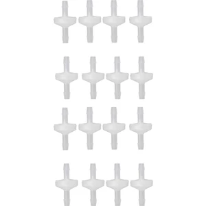 16 Adet 1/4 Inç Çek Valf 6mm Pvdf Tek Yönlü Valf Inline Çek Valf Yakıt Gaz Sıvı Hava Için Çek Valf Geri Dönüşsüz (Yurt Dışından)