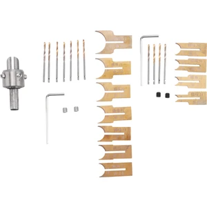 24 Adet Metal Top Bıçak Ağaç Işleme Araçları Ahşap Boncuk Matkap Döner Boncuk Kalıplama 6-25MM (Yurt Dışından)