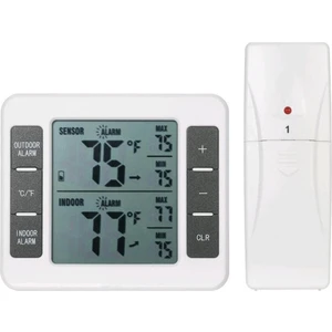 LCD Dijital Termometre Higrometre Iç Mekan Dış Sıcaklık Nem Ölçer Sıcaklık ve Nem Sensörü, A (Yurt Dışından)
