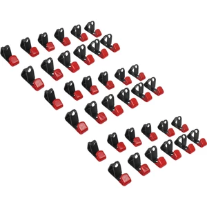 36 Adet Lastik Jant Hub Asılı Metal Kanca Metal Tutucu Mağaza Ekran Standı Raf Duvara Monte Yarış Kanca (Yurt Dışından)