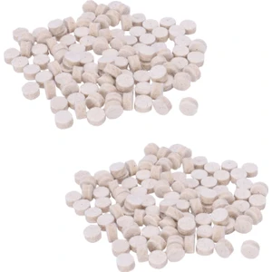 200 Adet Yün Keçe Parlatma Parlatma Yuvarlak Tekerlek Aracı + Dremel Rotary Için 4 Sap (Yurt Dışından)