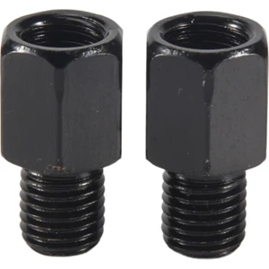 2 Adet Motosiklet Ayna Adaptörü Saat Yönünde 8mm'yi 10MM Siyah'a Dönüştürür (Yurt Dışından)