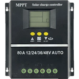 80A Mppt/pwm Solar Şarj Regülatörü 12V/24V/36V/48V Otomatik Kontrol Araçları LCD ve Çift USB ile Solar Pv Şarj Cihazı (Yurt Dışından)