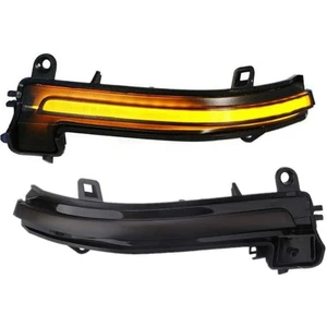 LED Dinamik Sıralı Dönüş Sinyalleri Ayna Işıkları F30 F32 F36 F22 1/2/3/4 Serisi Aksesuarlarla Uyumlu, Duman Siyahı (Yurt Dışından)