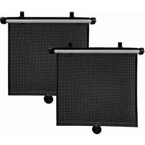 2 Adet 40X45 cm Güneş Koruma Araba Geri Çekilebilir Araba Güneş Gölge Yan Güneş Geçirmez Araba Kılıfı Güneşlik Pencere Kapağı Perde (Yurt Dışından)