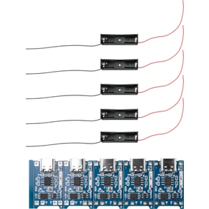 Şarj Modülü Tip C USB Lityum Pil Şarj Kartı Bms 5V 1A Li-Ion Mikro-Usb Şarj Modülü Koruması (Yurt Dışından)