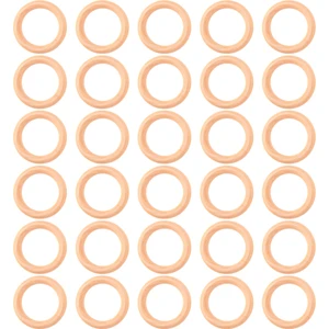 30 Adet Doğal Ahşap Yüzükler 60MM Bitmemiş Makrome Ahşap Halka Ahşap Daireler Dıy Zanaat Yüzük Kolye Takı Yapımı Için (Yurt Dışından)