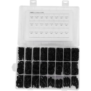 1200 Adet Nbr Conta Halkası Kiti Kalınlığı 1.5mm 2.4mm 3.1mm Nitril Nbr O-Ring Conta Sızdırmazlık Halkası (Yurt Dışından)