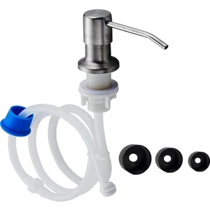 Mutfak Lavabo Için Sabunluk Ankastre Tezgahüstü Sabunluk Pompa Kafası 45.5 Inç Uzatma Tüpü Kiti ile (Yurt Dışından)