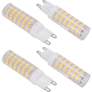 10W G9 100 LED Ampuller LED Mısır Ampuller Seramik, Titreme Yok, Geniş Işın Açısı, 4pcs Doğal Beyaz (Yurt Dışından)