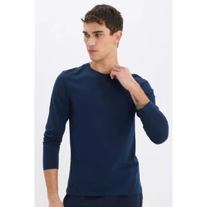 Slim Fit Dar Kesim Bisiklet Yaka Uzun Kollu Üst Z2771AZ25SP