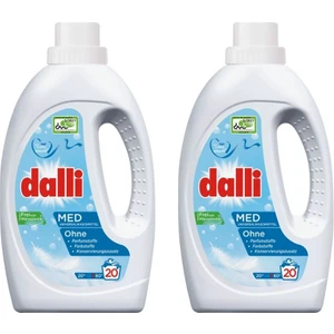 Dalli Alerjisi Olanlar ve Hassas Cilde Sahip Kişiler Için Sıvı Çamaşır Deterjanı 1,1 Lt 20 Yıkama 2'li Set