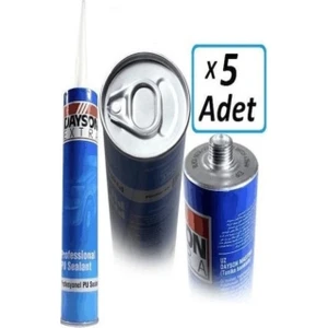 Pu Mastik 280 ML. Beyaz 5 Adet..