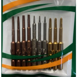 Klt-3c Elektrikli Tornavida Için 10LU Uç Seti 4mm x 20MM BST-800