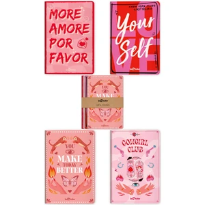 4'lü Gırl Boss Defter Seti Çizgisiz 13X20