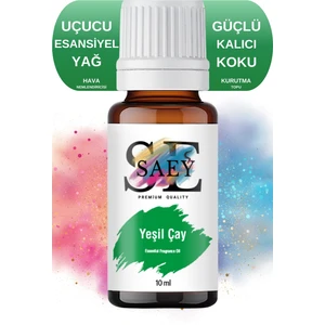 Yeşil Çay Esansiyel Uçucu Koku Yağ Buhurdanlık Yağı Difüzör Esansı Hobi Esans 10ml
