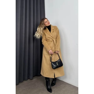 Sue Store Hardal Astarlı Kaşe Kaban