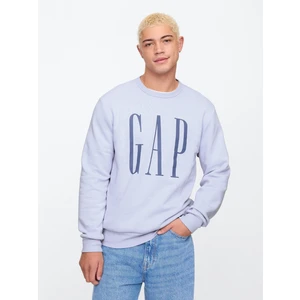 Erkek Açık Mavi Gap Logo Fleece Sweatshirt