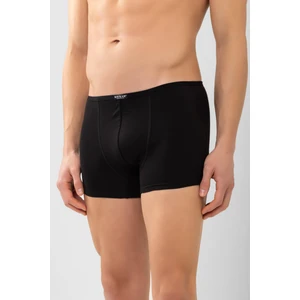Erkek Modal Likralı Düz Boxer 1113 Siyah