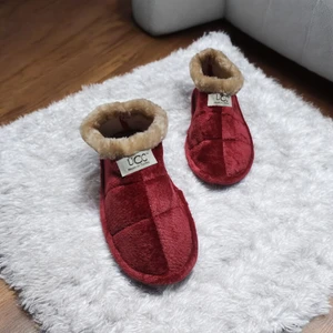 Gökçe Kundura Ucc Yumuşak Iç Taban Boğazı Kürklü Ev Ayakkabısı ve Pandufu