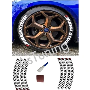 Pvc Kauçuk Bridgestone Lastik Yazısı 4 Adet