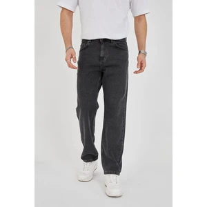 Enzim Jeans Erkek Pamuk Baggy Kot Pantolon