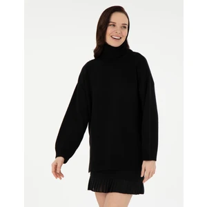 Pierre Cardin Kadın Siyah Oversize Kazak 50290574-VR046