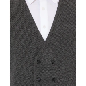 Pierre Cardin Erkek Gri Melanj Triko Yelek 50263176-VR086