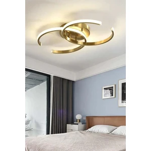 Duru Modern Tasarım Eskitme Renk Salon Mutfak Hol Beyaz LED 2 Li Avize