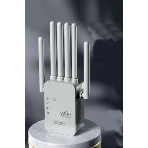 6 Antenli Wifi Repeater Sinyal Güçlendirici Access Point 300MBPS Kablosuz Kolay Kurulum Repeater
