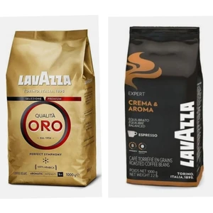 Lavazza Qualita Oro Çekirdek Kahve - 1kg + Lavazza Expert Crema Aroma 1 kg