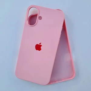Pirok Store Apple iPhone 16 Plus (6.7 Inc) Uyumlu Lansman Içi Kadife Esnek Silikon Kılıf