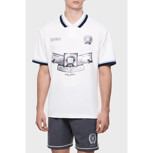 Relaxed Fit Logo Desenli Düğmeli Polo Yaka T Shirt Erkek Polo Yaka T Shirt 50516088 100