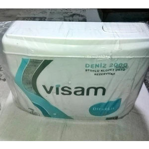 Visam Deniz 2000 Stoplu Spiral Dirsekli Klozet Üstü Rezervuar Basmalı