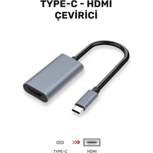 Macbook Pro Air Ipad Pro Air Iphone 15 16 Type-C To 4K HDMI Çevirici Dönüştürücü Görüntü Aktarım