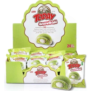 Today Snowball Antep Fıstık Aromalı Kek 35 gr 24 Adet (1 Kutu)