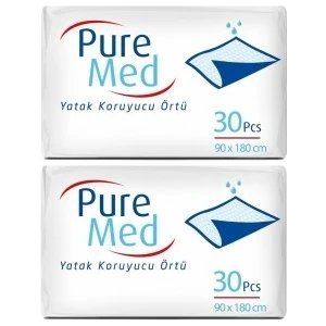 Puremed Yatak Koruyucu Örtü 90X180 cm 60 Adet