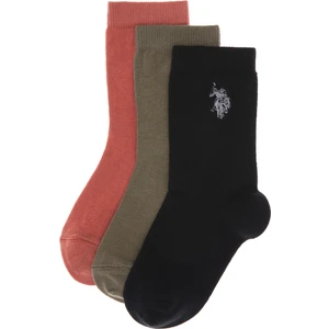 U.s. Polo Assn. Erkek Çocuk Siyah Çorap (Soket) 50299298-VR046