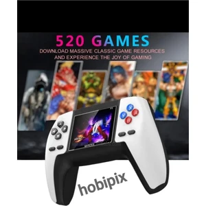 P5 Taşınabilir 520 Oyunlu Kablosuz Oyun Konsolu Atari Oyun Konsolu Game Stick Retro Konsol