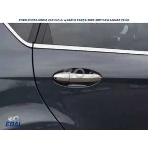 Ebal Oto Ford Fiesta Krom Kapı Kolu 4 Kapı 2008-2017 P.Çelik