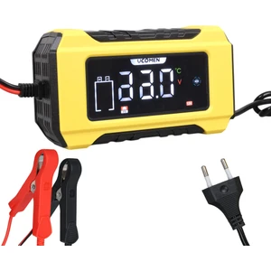 Ucomen UC-C120501B 12V 6A LCD Göstergeli Akıllı Akü Şarj Cihazı
