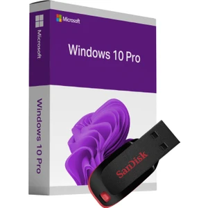 Windows 10 Kurulum Dosyalı - Yazılım Etkinleştirme Anahtarı İçeren USB Bellek 16GB
