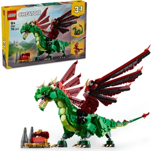 LEGO® Creator 3’ü 1 Arada Orta Çağ Ejderhası 31161 - 9 Yaş & Üzeri Çocuklar için Yaratıcı Oyuncak Yapım Seti (715 Parça)