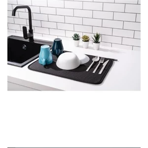 Mikrotex Bulaşık Matı Süper Emici Bulaşık Kurutma Örtüsü 45 x 36 cm Katlanabilir Bulaşık Matı