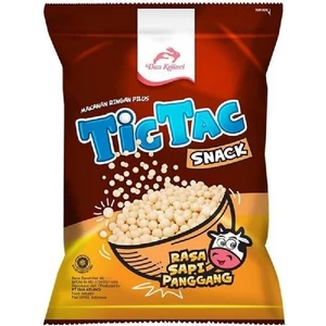 Tic Tac Cassava Snack Rasa Sapi 80 gr 1 Paket