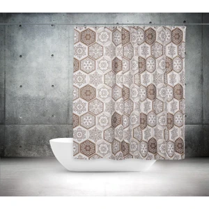 Banyo Perdesi 2x120x200 Tek Kanat Duş Perdesi Halka Hediyeli Duşakabin Perdesi Duşakabin Perdesi 2345