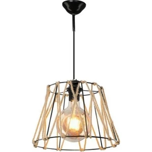 Hak Dekor Sile Tekli Halatlı Siyah Sarkıt